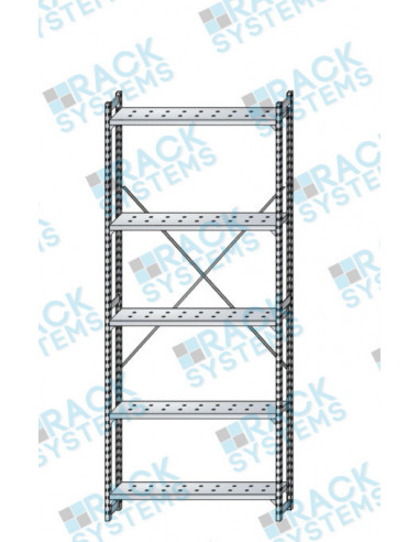 Стеллаж ТСУ-п  2500/1060/600/5